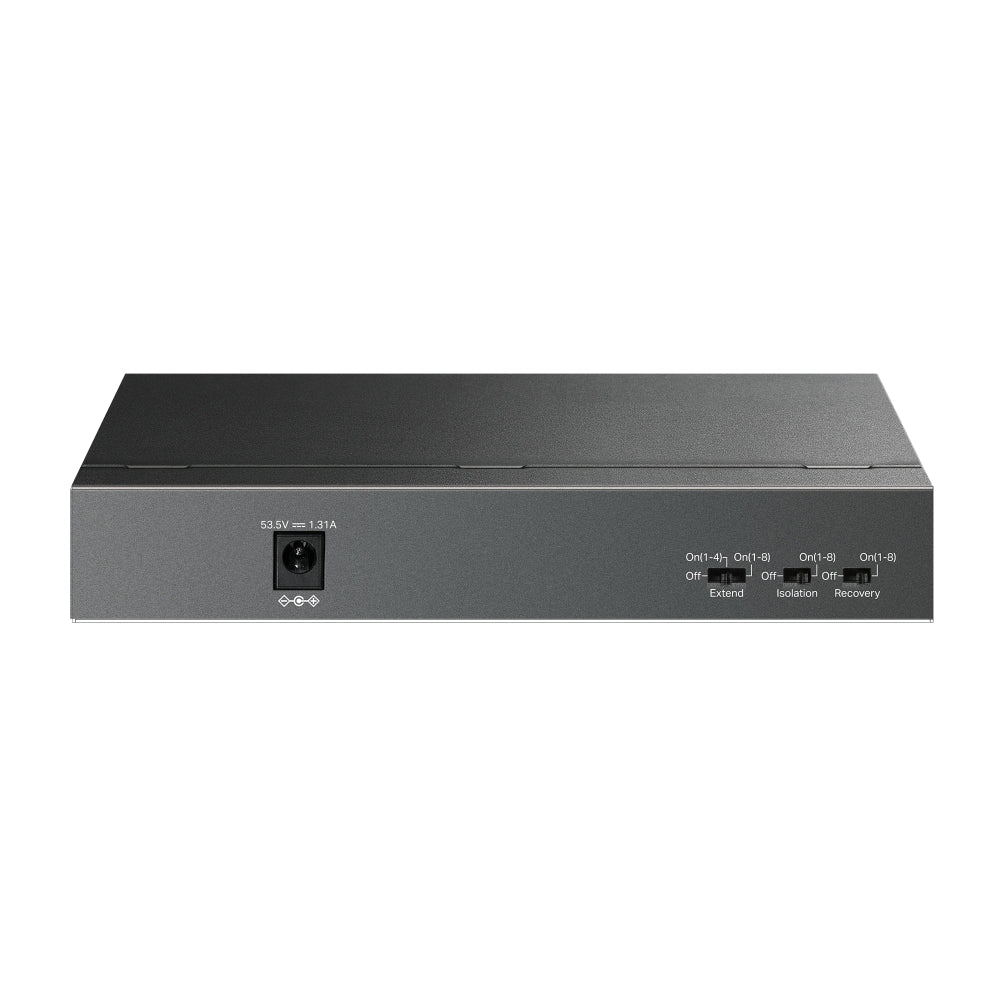 TP-Link LS109P 9-Port 10/100Mbps Desktop Ethernet Switch with 8-Port PoE+ Switch | 63W 250M with Extend Mode TP-Link LS109P 9-Port 10/100Mbps Desktop Ethernet Switch with 8-Port PoE+ Switch | 63W 250M with Extend Mode